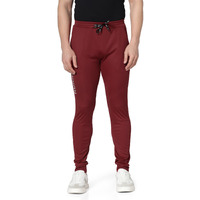 Toplot Men's Regular Fit Trackpant (Track-Pant-5070-Maroon-32) Red