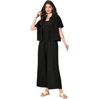 Toplot Jumpsuit For Women || Coordset For Women || Co Ord Western (Jump-Suit-5225-Black-M)