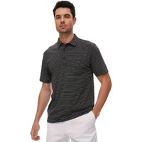 Toplot Men Regular Fit T-Shirt || T-Shirt For Men || Polo T Shirt (Lining-Polo-5238-Black-Xl)