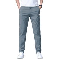 Toplot Men's Regular Casual Trouser (Pant-5188-Silver-38)