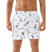 Toplot Regular Fit Printed Boxer Shorts For Men (Tree-Shorts-5130-White-Xxl)