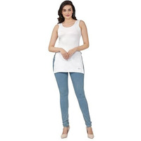 Trylo Kurti Slip-White-2Xl