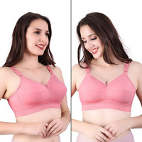 Trylo Riza Cottonfit Bra Combo Pack Rose Gold & Rose Gold 36 E - Cup - Pack Of-2
