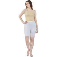 Trylo Cycling Shorts-White-2Xl