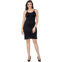 Trylo One Piece Gown Slip-Black-M