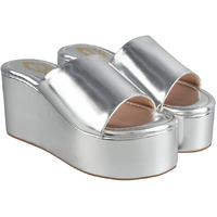 Shoetopia Girls Little Silver Wedge Sandal - 8 Uk (Girls-Little-Silver)