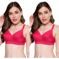 Trylo Namrata Bra Combo-42-Rasberry-C-Cup - Pack Of-2