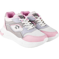 Shoetopia Girls Mp Pink Sneaker - 6 Uk (Girls-Mp-Pink)