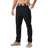 Toplot Men's Tactical Cargo Pants (Men-Cargo-5227-Black-30)