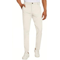 Toplot Men's Casual Pants (Men-Pant-5223-Cream-38)