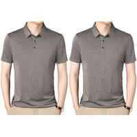 Toplot T Shirt For Men || Men Casual T-Shirt || Regular Fit || Printed Polo (Printed-Polo-5218-Brown-Brown-L)