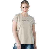 Trylo T-Shirt-Vts-1042-Beige-Xl