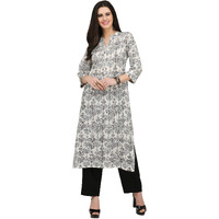 Gosriki Women's Cotton Kurta (Kur190016-Xxl_2Xl_Multicoloured)
