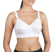 Trylo Women's Non-Wired Bra (Krutikachikan-137_White_36)