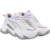 Shoetopia Women's Sneakers White (4 Uk)