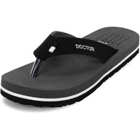 Ortho Joy Men's Extra Soft Doctor Ortho Open Back Slippers (Grey, 6 Uk)