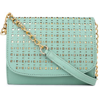 Adisa Sl5010 Women/Girls Party Sling Bag (Green)