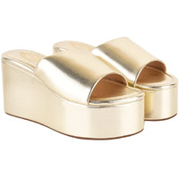 Shoetopia Girls Little Golden Wedge Sandal - 3 Uk (Girls-Little-Golden)