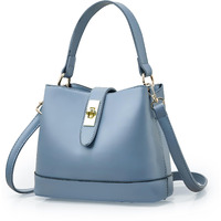 Adisa Women's Girls Bucket Cross Body Bag With Sling (Sl5139) (Grey)