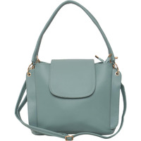 Adisa Shoulder Handbag Bag For Women And Girls With Sling Belt (Ad4055-Grn)