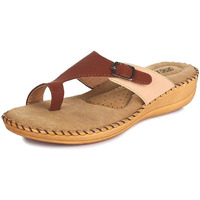 Ortho Joy Women's Extra-Soft Doctor Ortho Slippers - Brown