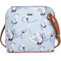 Adisa Women Girls Floral Print Faux Leather Sling Bag Cross Body (Sl6003-Sky)