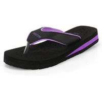 Ortho Joy Doctor Orthopedic Soft Slippers For Women (Black-Purple)