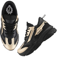 Shoetopia Smart Casual Comfortable Black Sneakers For Women & Girls-Eu40