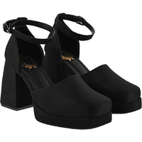 Shoetopia Women's Block Heel Pumps/Black /Eu40 / Uk7