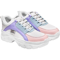 Shoetopia Women's Slip-On Sneakers White,7 Uk