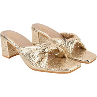 Shoetopia Girls Heel-1255 Golden Heeled Sandal - 7 Uk (Girls-Heel-1255-Golden)