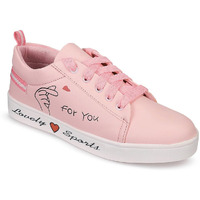 Shoetopia Girls For U Pink Sneaker - 5 Uk (Girls-For U-Pink)