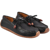 Shoetopia Women's Flat Loafers Black
