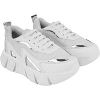 Shoetopia Women's Flat Sneakers White (6 Uk)