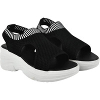 Shoetopia Girls War Black Sandal - 7 Uk (Girls-War-Black)