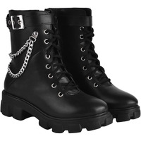 Shoetopia Girls Bt-60 Black Ankle Boot - 3 Uk (Girls-Bt-60-Black)
