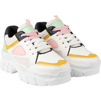 Shoetopia Girls A-6 White Casual Shoe - 7 Uk (Girls-A-6-White)