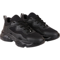 Shoetopia Girls Oscar Black Casual Shoe - 6 Uk (Girls-Oscar-Black)