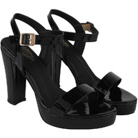 Shoetopia Women's Slip-On Sandal (6 Uk) /Black
