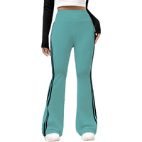 Toplot Women's Flare Leg Bell Bottom Pants Trouser (Pant-5159-Rama-28) Turquoise