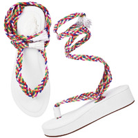 Shoetopia Women's Heeled Sandal-6 Kids Uk (Mangolia-White)-Eu39