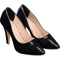 Shoetopia Womens/Girls Black Solid Stiletto Pumps