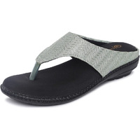 Ortho Joy Extra-Soft Doctor Slippers For Women || Fancy Slippers For Women, Green
