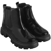 Shoetopia Girls Chelsea Black Chelsea Boot - 3 Uk (Girls-Chelsea-Black)