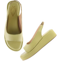 Shoetopia Women's Heeled Sandal-4 Kids Uk (Lsr-Green)-Eu37