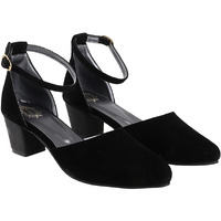 Shoetopia Girls Girls-Belly-J2 Black Sandal - 8 Uk (Girls-Belly-J2-Black)