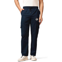 Toplot Cotton Multi-Pocket Cargo Pant For Men (Men-Up-Cargo-5178-Navy-28) Blue