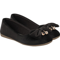 Shoetopia Girls Black Trending Stylish Comfortable Bellies