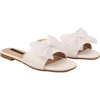 Shoetopia Girls White Stylish Trending Flats-Eu42