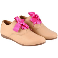Shoetopia Girls Priya Beige Dress Shoe - 7 Uk (Girls-Priya-Beige)
